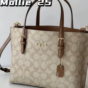 Kou C's 25 New Model Mollie Jasmine 25 High-Quality Tote Shoulder Bag, Fashionable Commuter Handbag, Crossbody Bag for Women